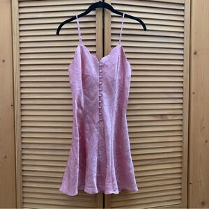 Vintage Victoria Secret Gold Label Mini Slip Dress Small